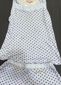 Cute Polka Dot Pajama Set