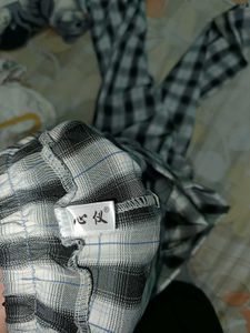 Plaid Wide Leg Pants