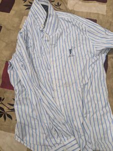 Striped Peter England Shirt