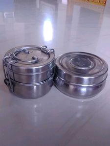 Lunch Carriage,And Tiffin Box,Slightly Used