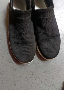 Black Knit Sneakers