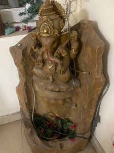 Sitting Ganesh Ji Water Fountain for Living Room/O