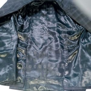 Men's Checked Formal Suit