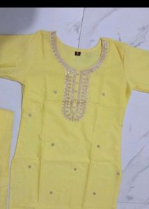 New/Unused Embroidered Kurta Set With Dupatta
