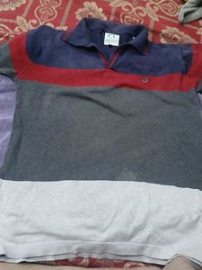 Color Block Polo T-Shirt