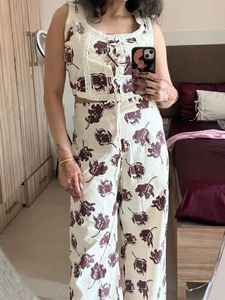 Floral Print Jumpsuit