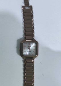 Brown Stainless Steel Watch | Women