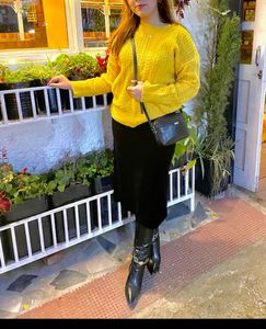 Bright Yellow Sweater