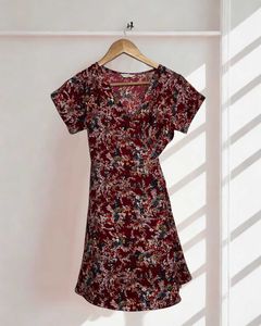 Berrylush Fit n Flare wrap around dress