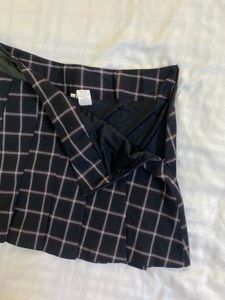 Tennis Checked Mini Skirt Waist 28-30