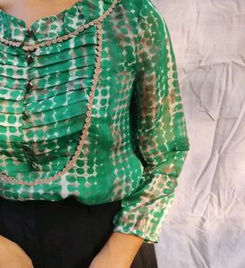 Vintage Green Tunic