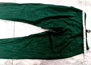 Rayon Green color Pant