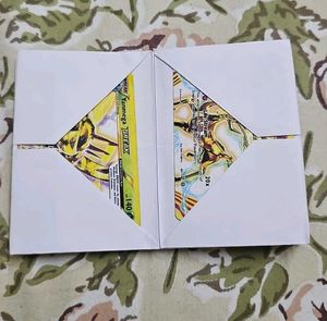 Pokemon Binder with 10 Rare Cards