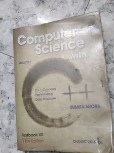 Class 12th Computer Science With C++ Volume 1&amp;2