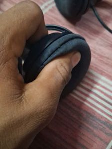 a wired boAt headphone