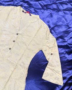 Elegant Beige Kurta