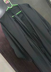 Elegant Black Abhaya Burqa