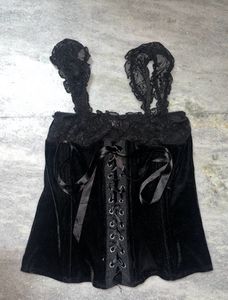 ❗️ 5% sale black lacey grunge / gothic corset🖤