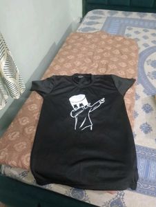 Black Marshmello Graphic Tee