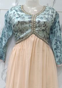 Elegant Floral Print Maxi Dress