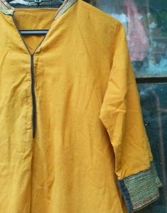 Ethnic Mustard Tunic