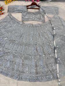 🆕️🆕️Premium Rangoli Silk Sequins Embellished Lehenga