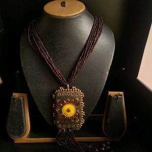 Brown Beads Necklace