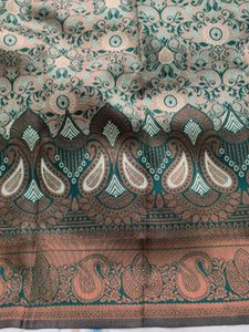 Unused Green Silk Saree