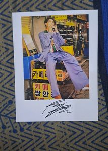 BTS POLOROID WITH SIGNATURE