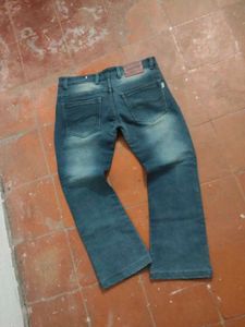 Vintage Wash Denim Jeans