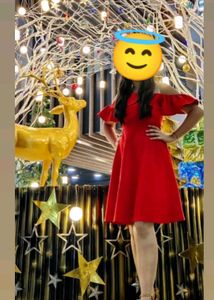 Red Fit & Flare Mini Dress