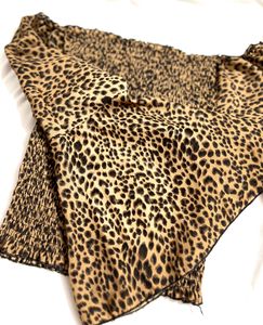 Leopard Print Bell Sleeve Crop Top
