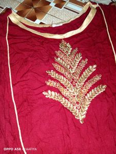Beautiful Anarkali Kurti With Attached Jacket