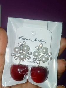 Cherry Drop Earrings