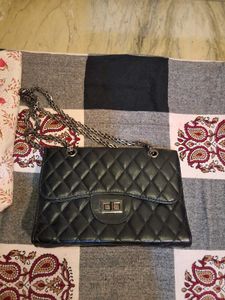 Black Quilted Handbag
