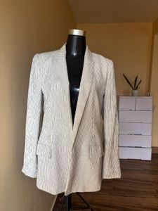 H&M Blazer Slim Stripes Body Fitting