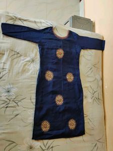 Beautiful 🤩 Navey Blue 💙 colour Kurti 💙💙