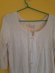 Pure White Chikankari Kurta
