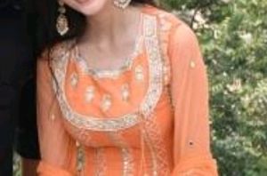 Women Peach Ethnic Dress