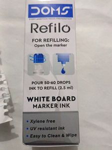 Doms Refilo White Board Marker Ink