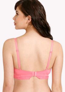 Hot Pink Lace  Bra