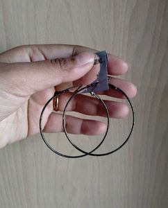 Silver Hoop Earrings✨