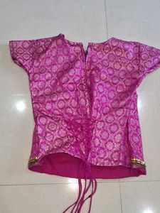 Pink Ethnic Skirt and top