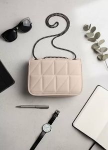 Chic Two-Tone Crossbody Bag
