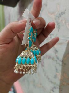 Sky Blue Beautiful Earrings
