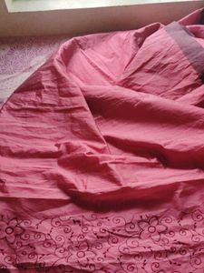 Floral Embroidery Saree With Blouse Piece