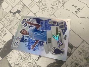 TOPPS MATCH ATTAX RODRI RAINBOW PARALLEL CARD