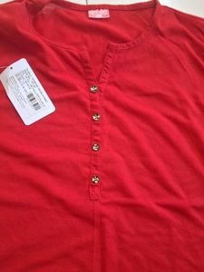 Red Polo Top