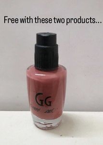 Artificial False Eyelashes And Nail Polish