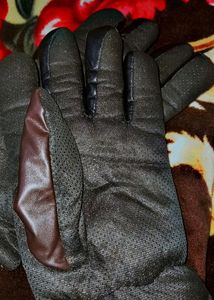 Leather Full Finger Gloves For Men
